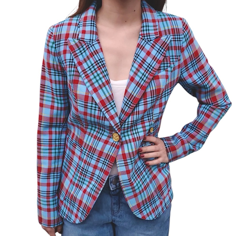 Smythe Tartan Duchess Blazer